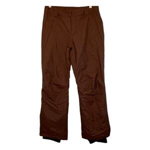 Columbia Omni-Sheild Snowboard Pants Brown Insulated Ski Snow Waterproof S